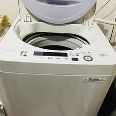 【故障品】シャープ製5.5kg洗濯機¥0