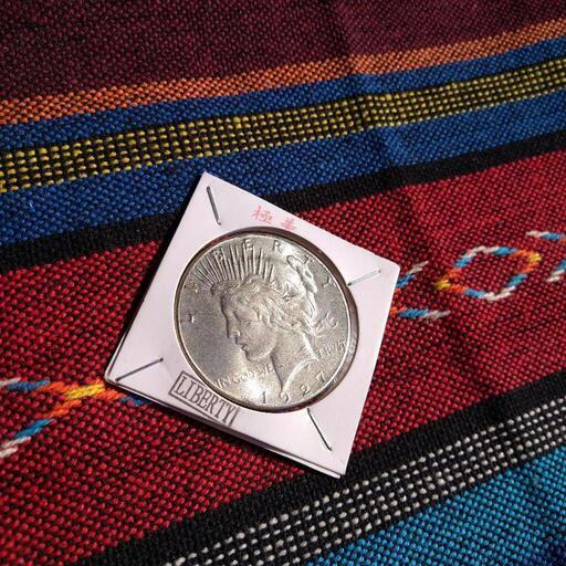 ★超美品★アメリカ銀貨ピース1DOLLAR