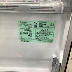 MITSUBISHI  2ドア冷蔵庫　MR-P15H-H. 2023年製