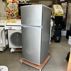 【超美品‼️】シャープ 2022年製 128Lノンフロン冷凍冷蔵庫 2ドア ミニ冷蔵庫 シルバー♪