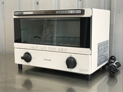 E212◇美品！アイリスオーヤマ◇オーブントースター◇2023年製◇1000W◇EOT-012-W