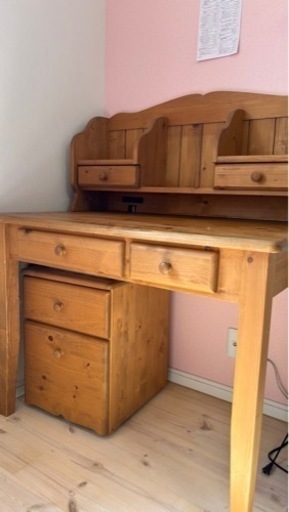 家具 テーブル 学習机＆椅子セット