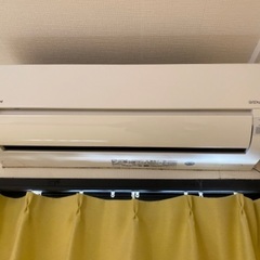 エアコン2台 取り外しはご自身でお願いします。
