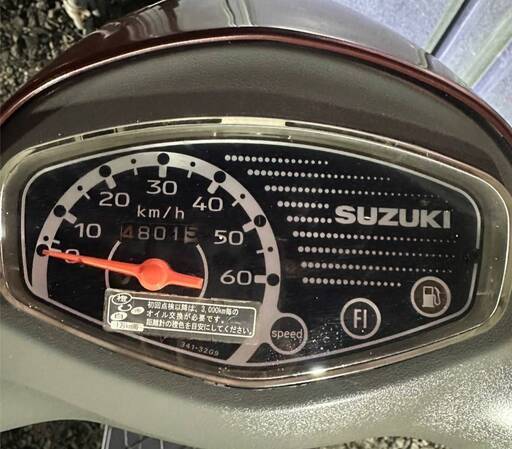 7707 スズキ レッツ4 CA45A 実動 良好 整備済み 原付バイク売ります
