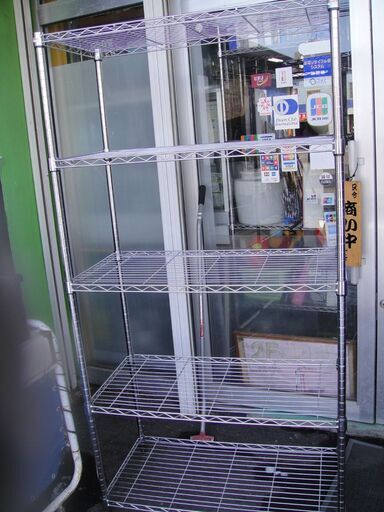 メタルラック　５段　スチールラック　棚