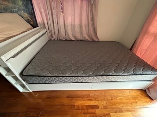 家具 ベッド セミダブルベッド