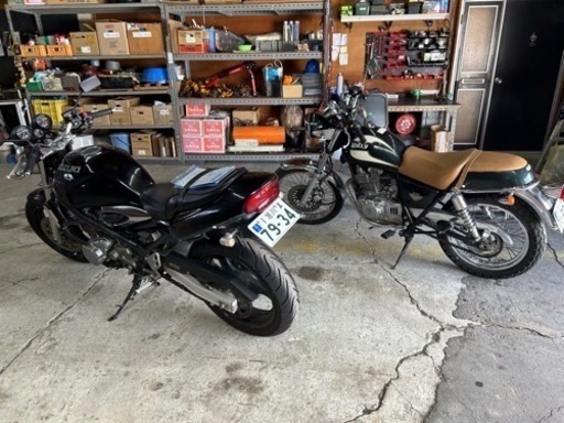 スズキ　バンディット250とボルティー２台まとめて