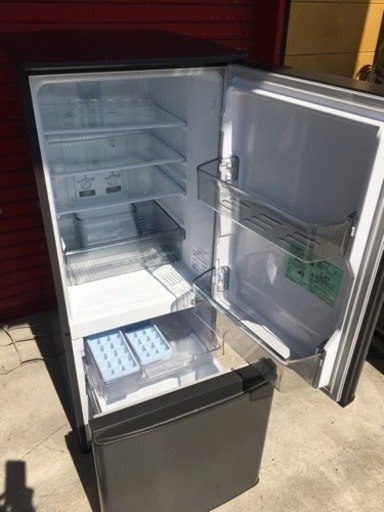 長期保証付 MITSUBISHI 三菱 146L2ドア冷蔵庫 マットチャコール