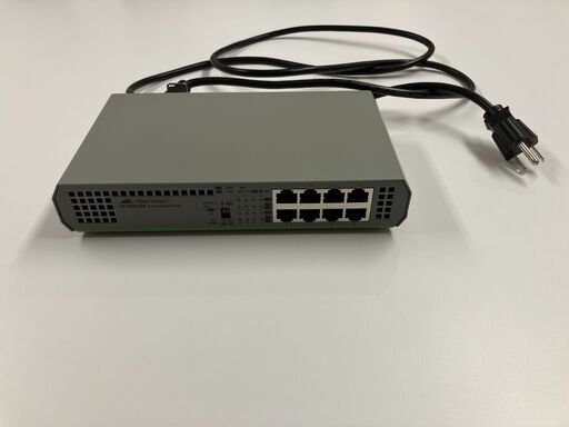 【中古品】ギガビットイーサネットスイッチ アライドテレシス（AT-GS910/8）　※残り1