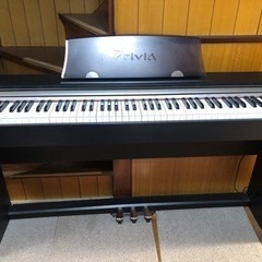 中古美品2010年製CASIO Privia PX-730 BK電子ピアノ(簡単椅子付き)