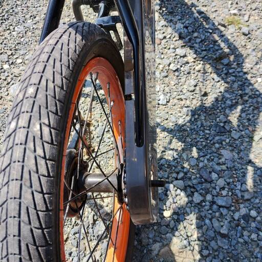 BTM 子供用自転車 自転車16インチ スタンド付き 中古 ブラック