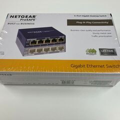 【未使用】NETGEAR ギガビット5ポート アンマネージスイッ...