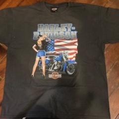 Harley Davidson Tシャツ(XL)ガールズプリント③