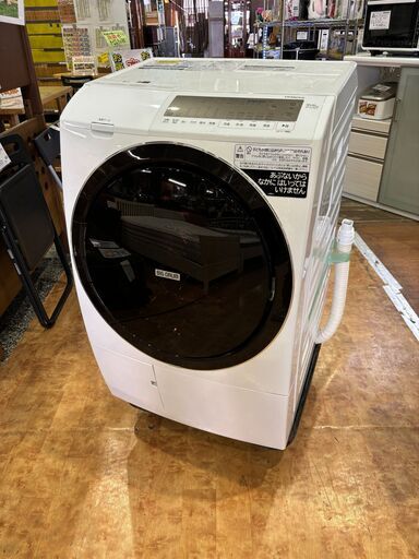 ✨安心の分解洗浄済✨日立 2022年製 10.0/6.0Kg ドラム式洗濯乾燥機 BD-SG100GL【愛市I4S032354-104】