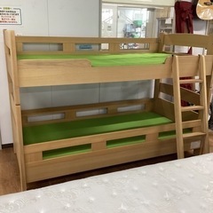木製2段ベッド【町田市再生家具】　233155