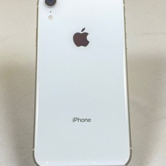 iPhoneXR ホワイト64gb 訳あり美品