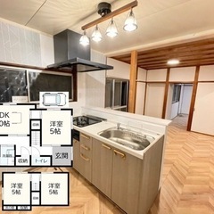 家賃値下げ🌟初期費用０円 🌟リフォーム済🏳️‍🌈戸建3LDKカウ...