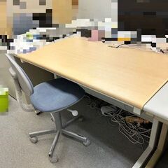 【中古　ワークデスク 事務机 引き出し付き パソコン PC オフ...