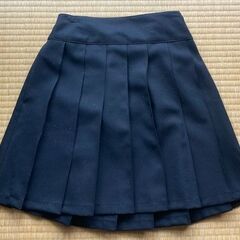 小学生式服スカート 無地プリーツスカート ガールズ 170