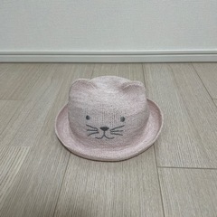 ベビー用帽子　ネコ型　サイズ46センチ
