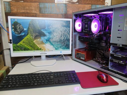 すぐに使えるフルセット！ハイスペックゲーミングPC/Ryzen 7 3700X/32GB/新品SSD+HDD/RADEON RX570 8GB/700W電源/