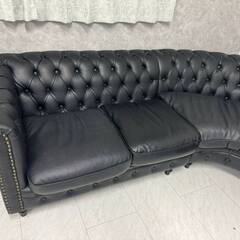 【超美品】直接引き取り限定　ソファ 　総革　本革 コーナーソファ