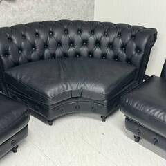 【超美品】直接引き取り限定　ソファ 　総革　本革 コーナーソファ
