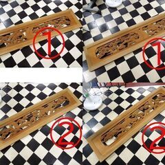 建具 欄間 井波彫刻 慶吉作 松 鷹 飾り 幅170cm×2 欄間一対 彫刻 古民家 木彫り 和室 リノベ らんま 札幌市 新道東店