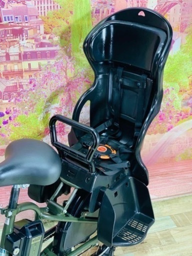 ❹7005ヤマハ3人乗り20インチ子供乗せ電動アシスト自転車 2539ヤマハ3人