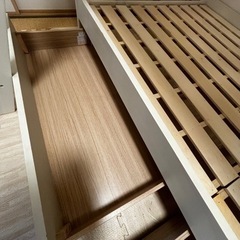 ニトリ　二段ベッド　引き出し付