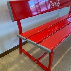 コカ・コーラ ベンチ 幅150cm イス アルミベンチ coca cola