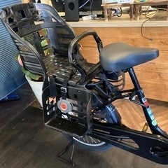 【前輪タイヤ・チェーン新品！】LEDオートライト　内装3段　20インチ子供乗せ自転車　マットブラック