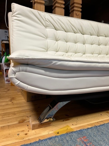 ニトリ ソファベッド 白 地域限定送料込み】ニトリ N-シールドロック