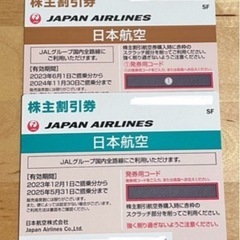 JAL 株主優待券