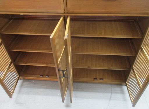 ブラウン木製スリム収納キャビネット　美品 ブラウン木製スリム収納キャビネット 美品 スリムキャビネット（色