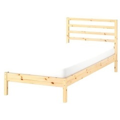 ［無料］IKEA シングルベッド TARVA タルヴァ + LU...