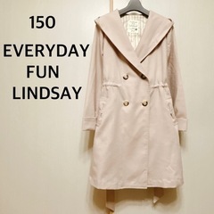 EVERYDAY FUN LINDSAY フード付き トレンチコート