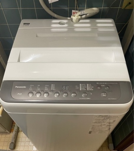 【お取引決まりました】Panasonic 洗濯機