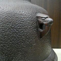 真形 羽釜 敬典作 人間国宝 高橋敬典 茶釜 茶道具 湯沸 元箱付き 中古 苫小牧西店