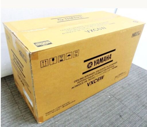 ③【　新品　未使用品　】YAMAHA　スピーカー　VXC6W　商業空間用　シーリングスピーカー　VXCシリーズ　2WAY　密閉型　ホワイト　ヤマハ