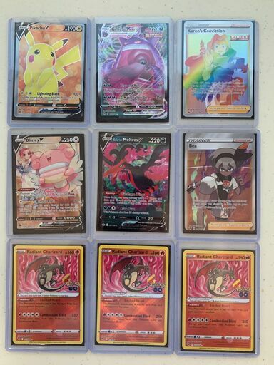 27枚の雑多なポケモンカード（英語）（ファーストエディション）