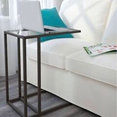 IKEA[コの字design]ベッドサイドテーブル(ソファー コ...