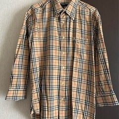 Burberry  バーバリー　長袖シャツ　チェック　M 服　フ...