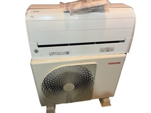TOSHIBA 東芝 ルームエアコン 大清快 RAS-J221DT(W) 2023年製 6畳 [2.2kW]