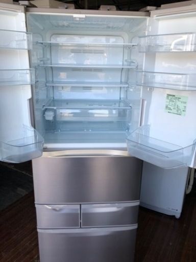 福岡市内配送無料 TOSHIBA (トウシバ) 6ドア冷蔵庫 GR-H48FX 481L