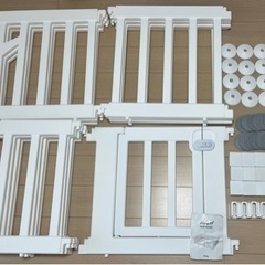 ifam doridori ベビーサークル　バーチ　ホワイト　1...