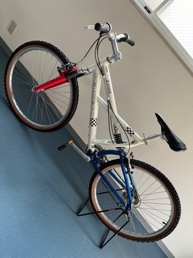 値下げ！美品！　PEUGEOT プジョー　マウンテンバイク　VTT－805　トリコロール　MINOURA DS-30A 付