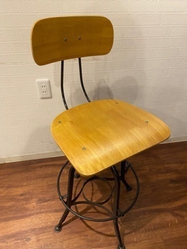 カウンターチェア 4脚 クラッシュゲート　knot antiques トレド2 ハイチェア