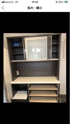 キッチンボード/食器棚 最終値下げ22日迄】【東京インテリア】ホワイト