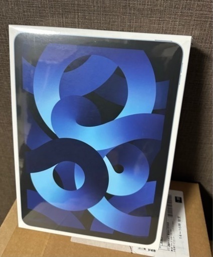 (値下げ)(新品)ipad air 第5世代 64gb blue wifi モデル